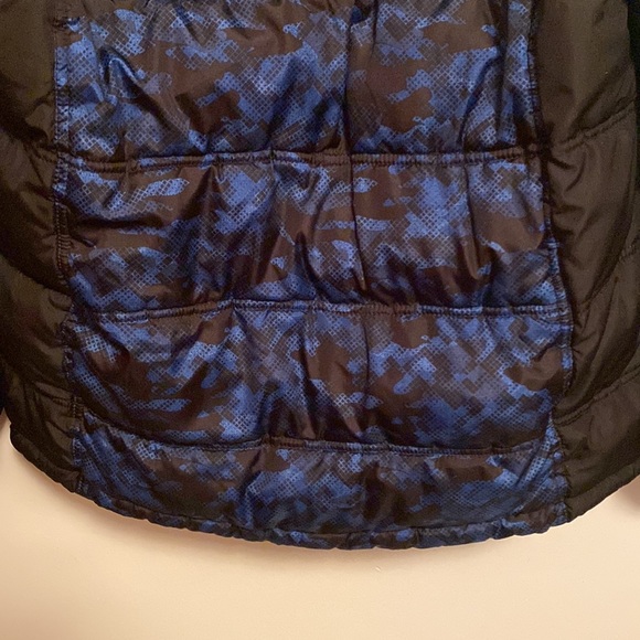 Blue/black puffer jacket for boys - Picture 7 of 11